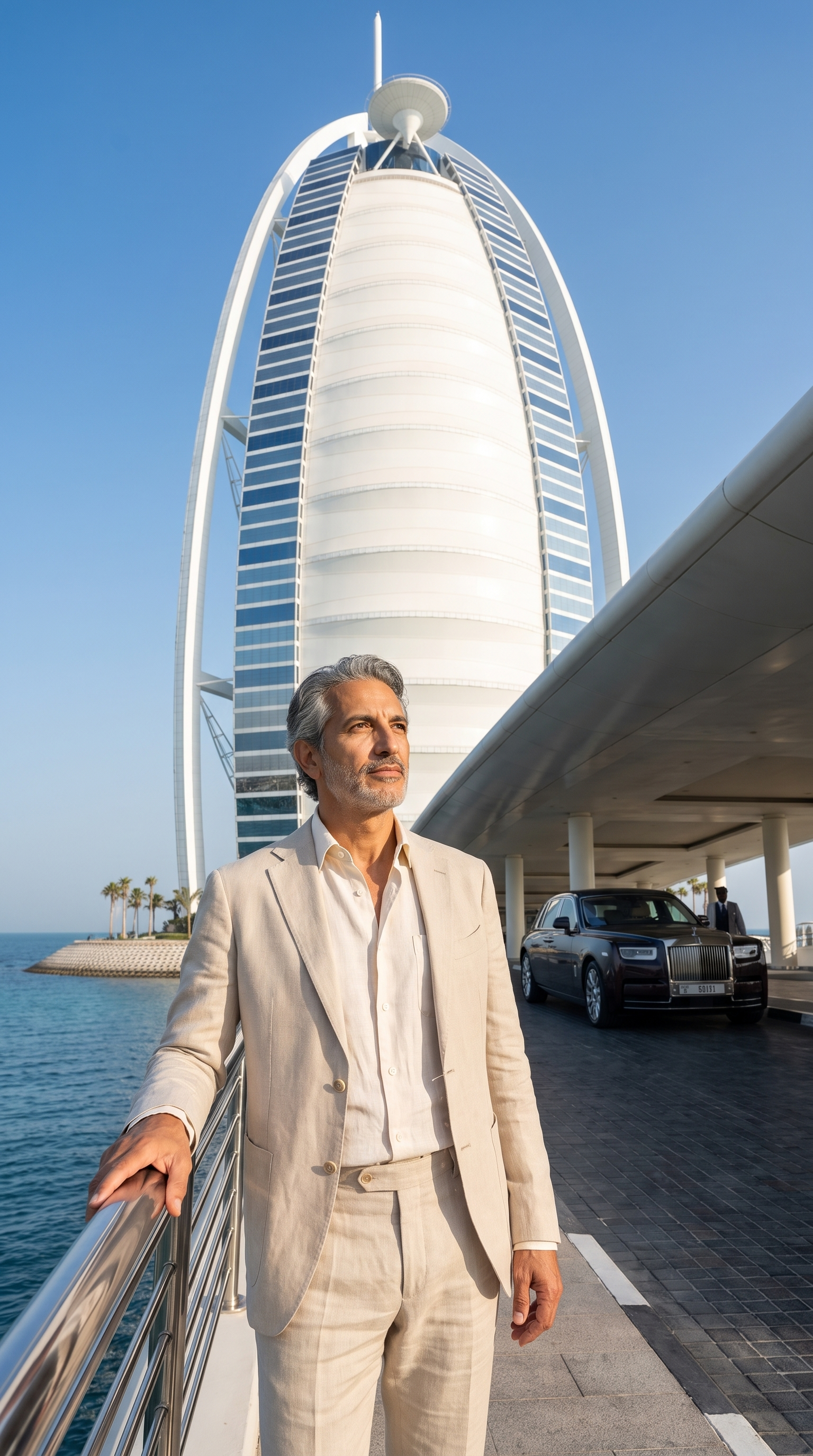 A tower built around a single idea: arrival.