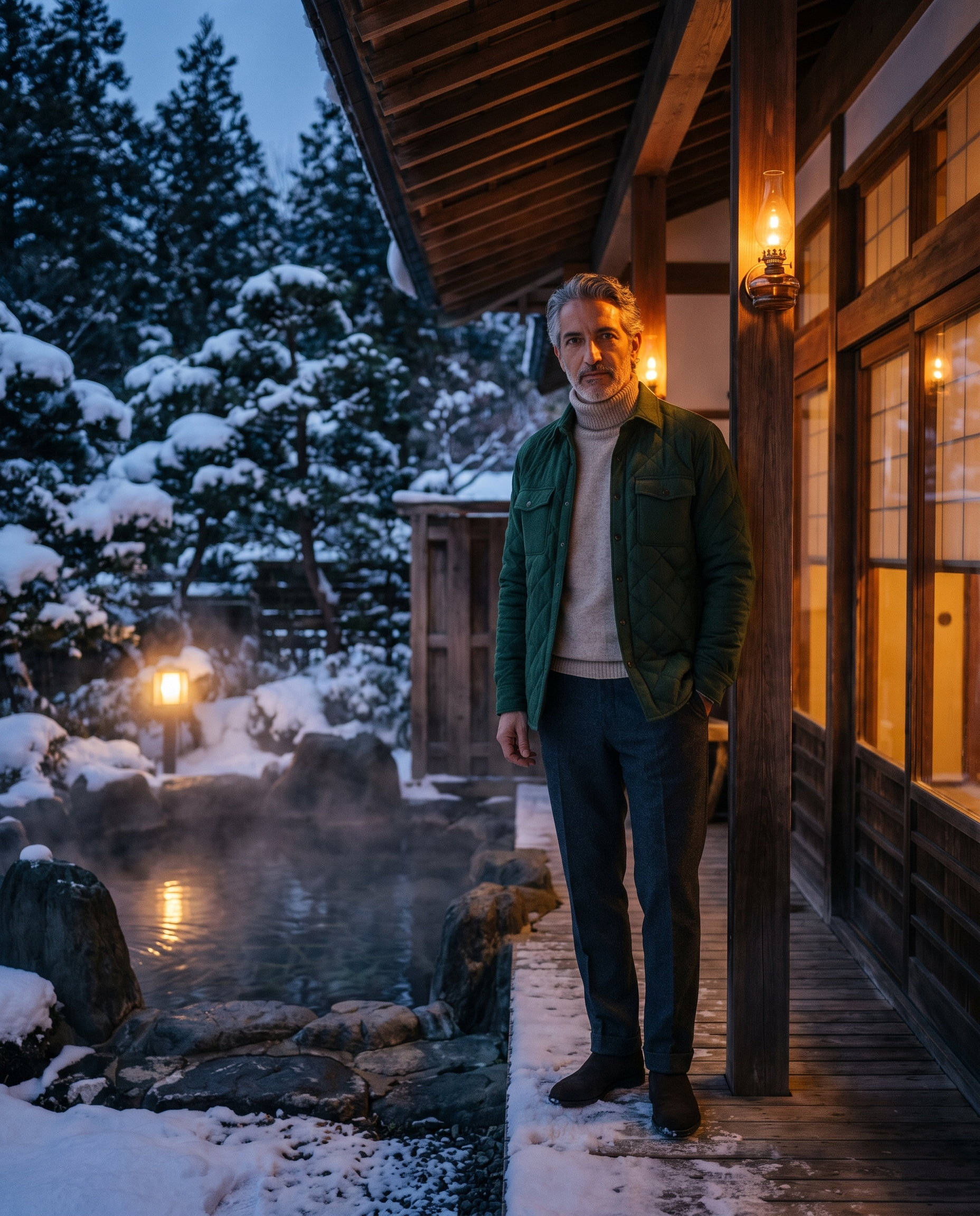 A ryokan that refused to wire in electricity.