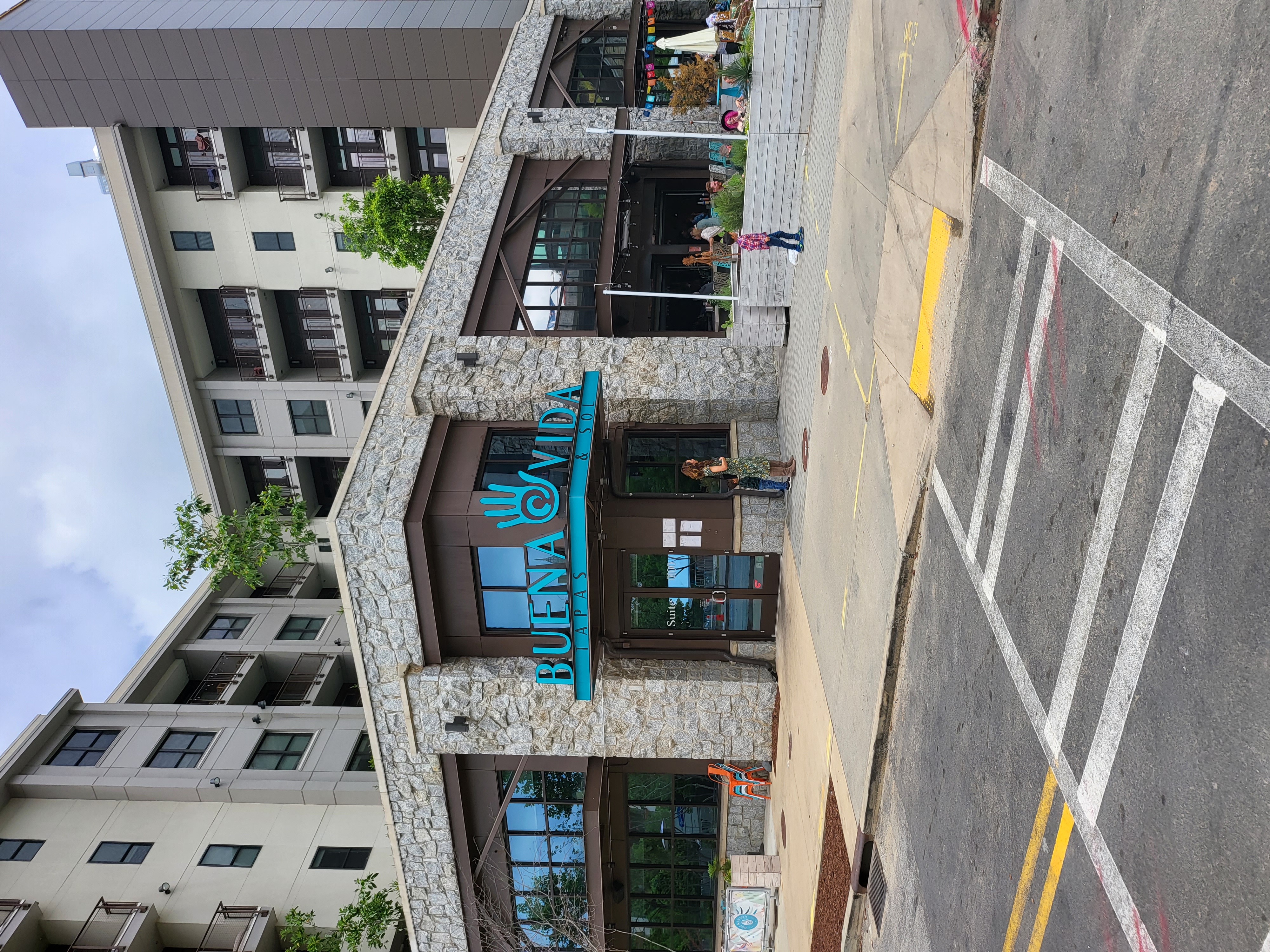 lobby, restaurant, pool — Buena Vida Tapas Bar (founder field photo)