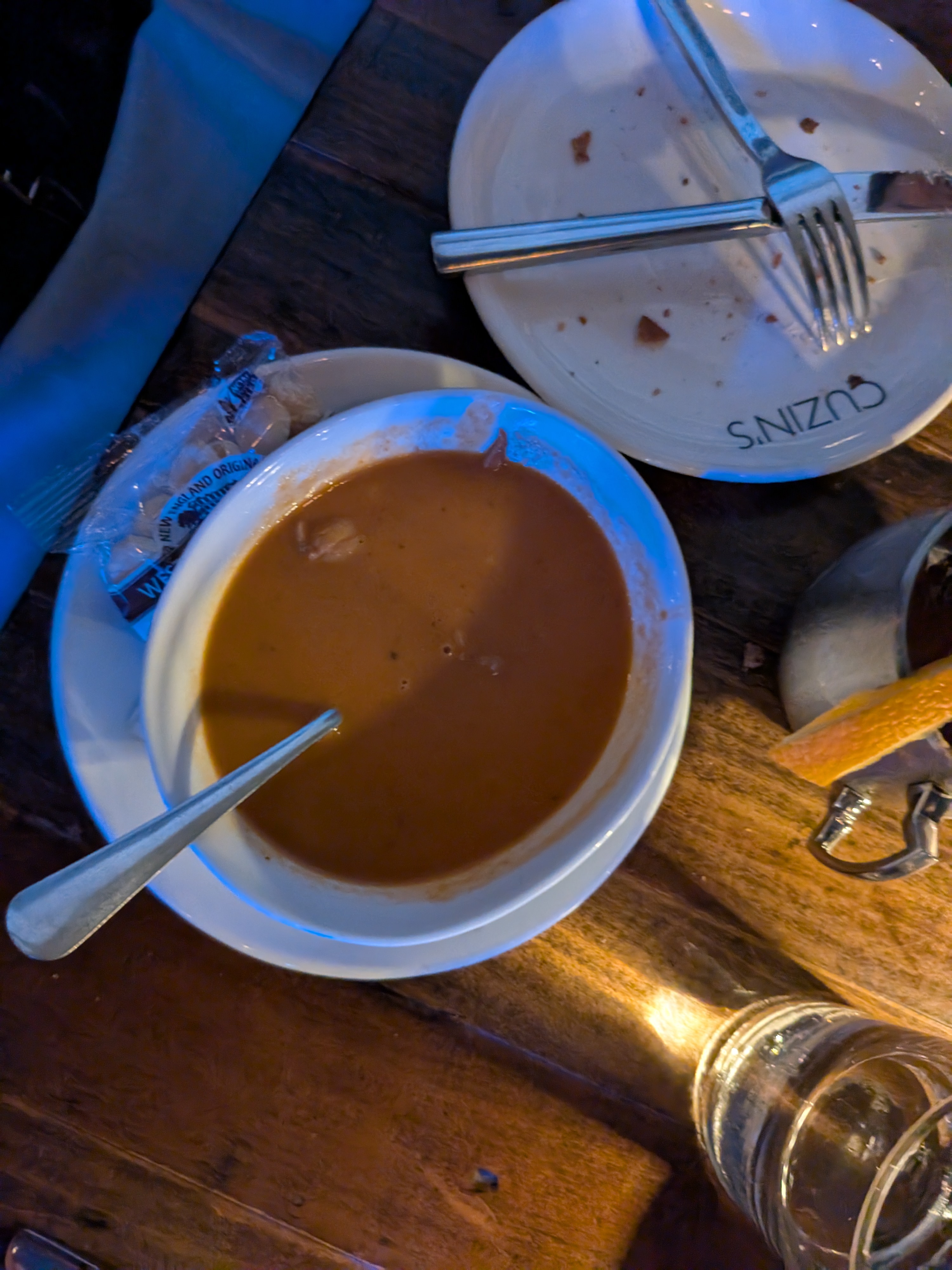 food, drinks, steak — Cuzin's Seafood & Clam Bar (founder field photo)