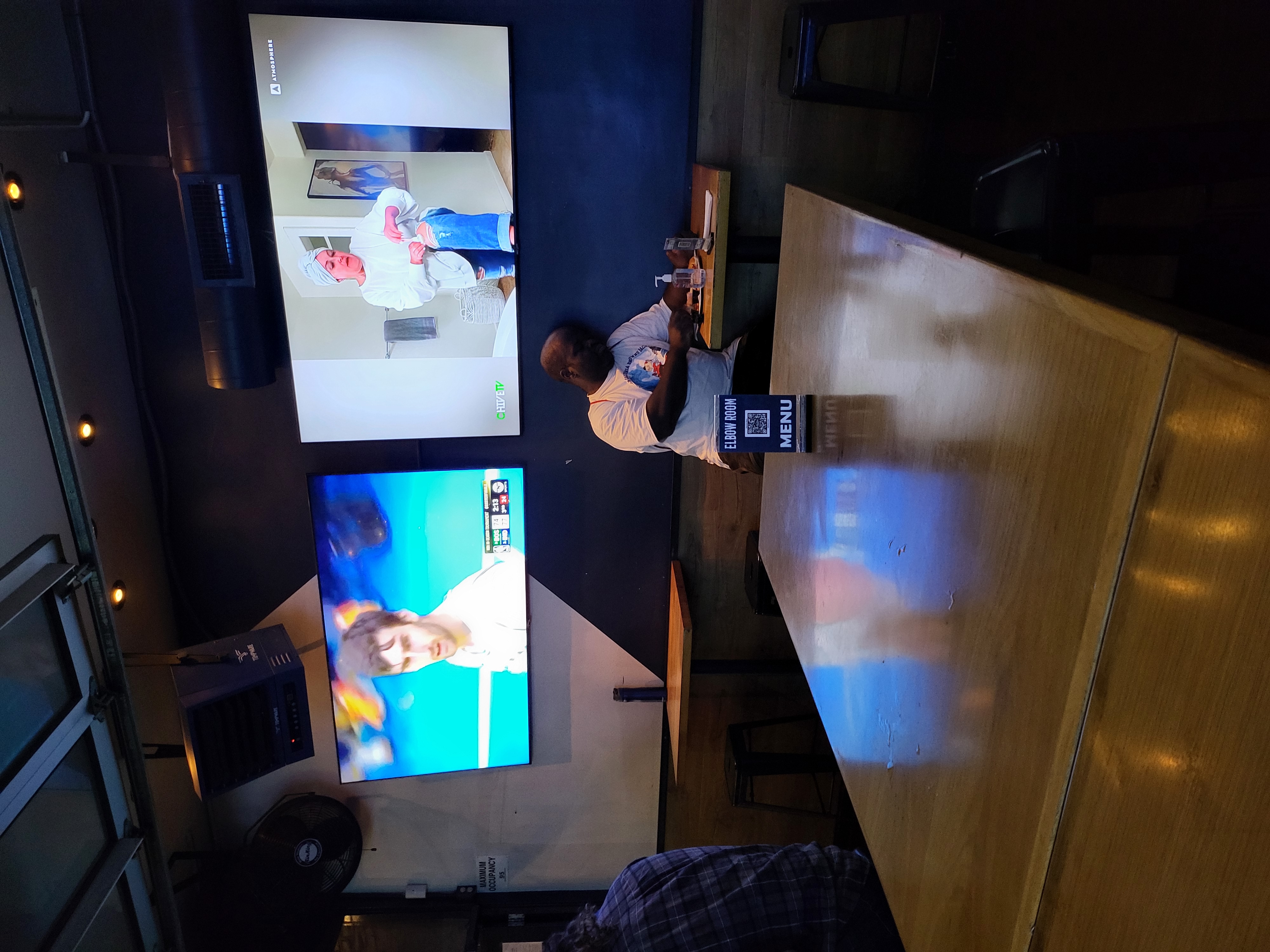 restaurant, show — Elbow Room (founder field photo)