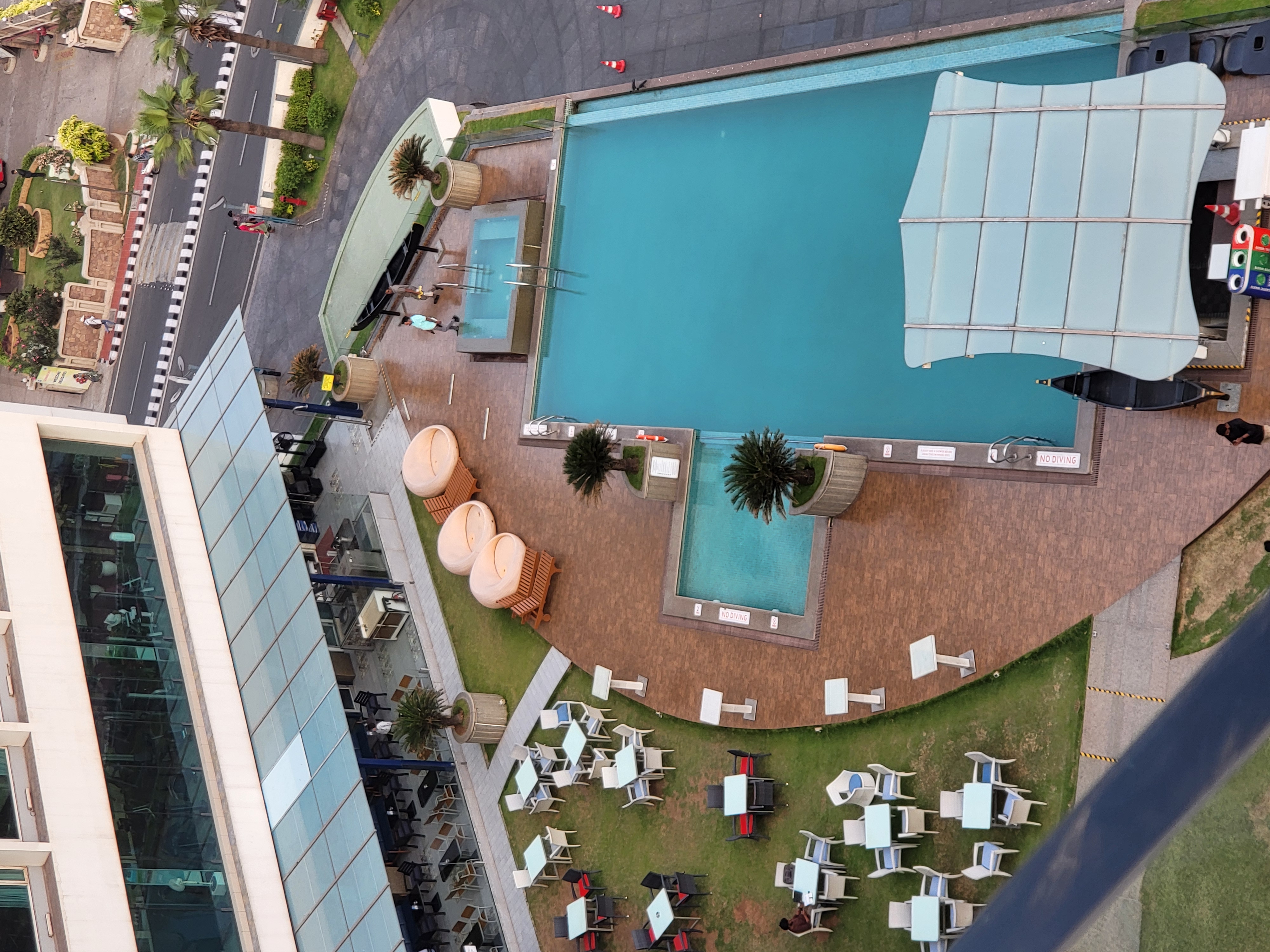 pool — Novotel Visakhapatnam Varun Beach (founder field photo)