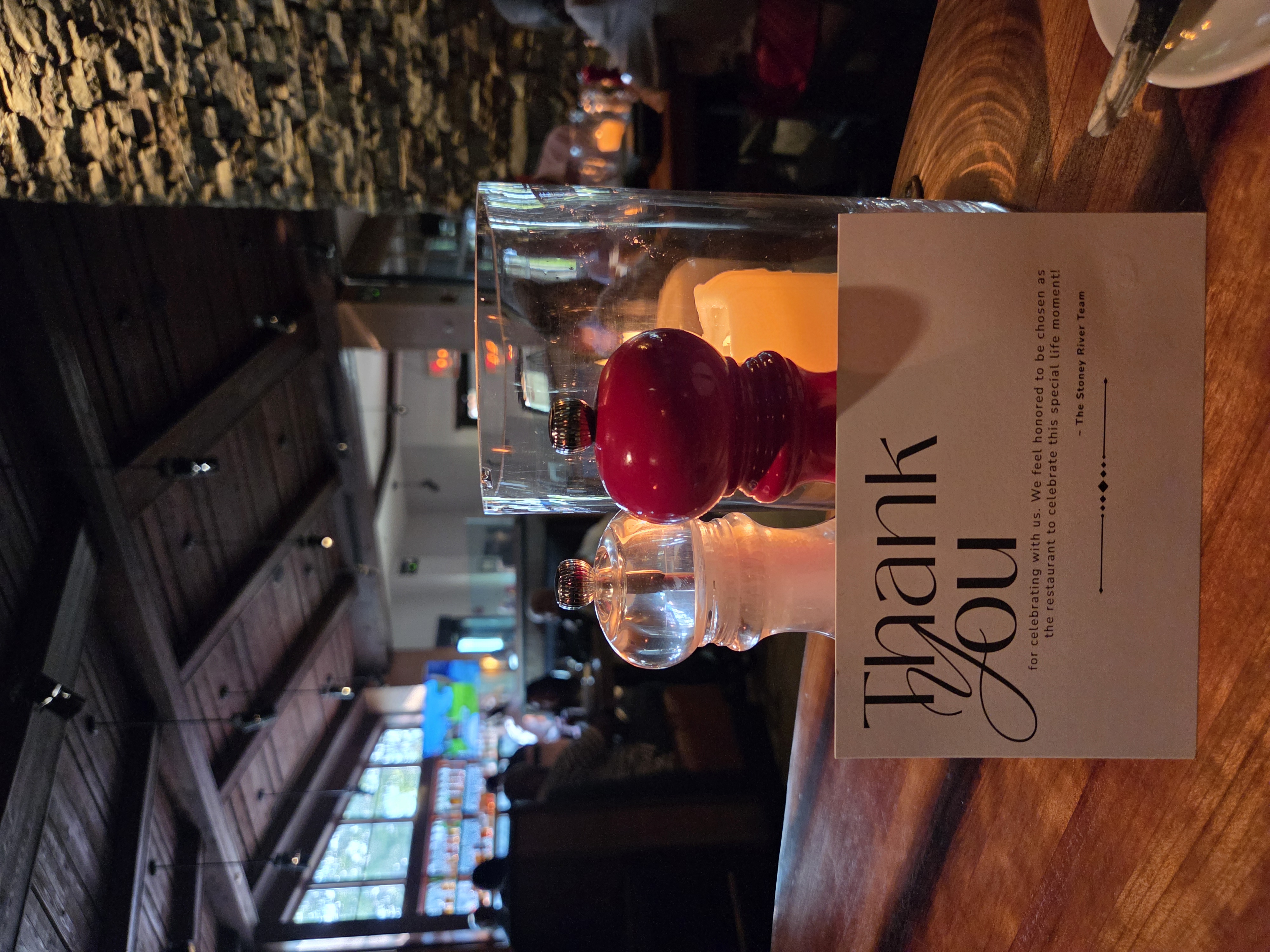 restaurant, drinks — Stoney River Steakhouse (founder field photo)